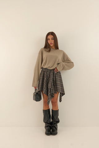 GONNA A CAMICIA MARTY INVERNO GRIGIO