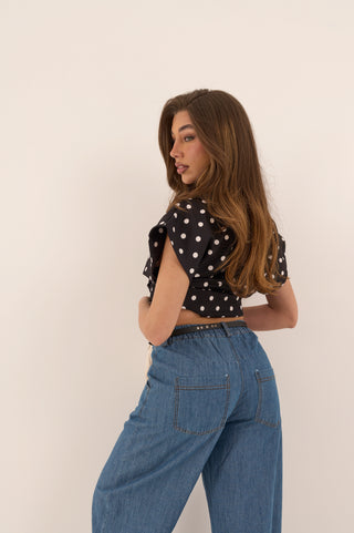JEANS ARIA DENIM CON CINTURA