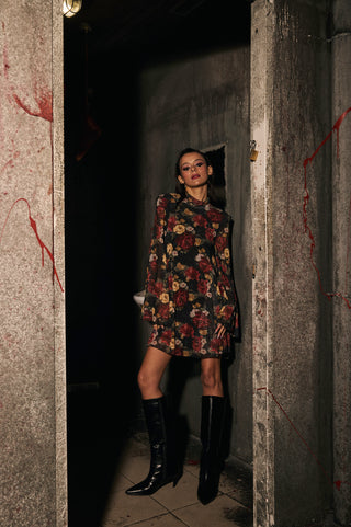 ABITO FLOREALE DEAD ROSE