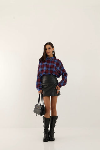CAMICIA OVERSIZE SCOZIA