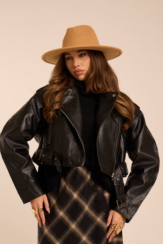 Giacca in ecopelle Marlowe