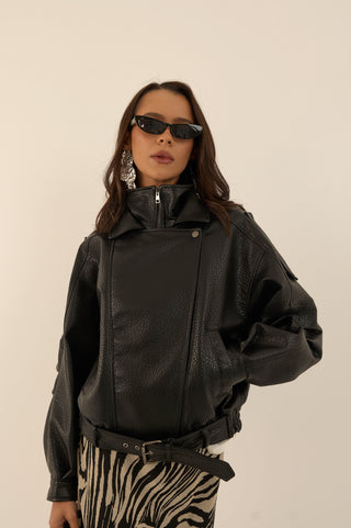 GIACCA BIKER STORM NERO