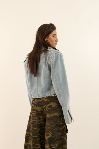 JEANS CARGO CAMO ATTITUDE