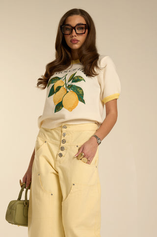 YELLOW WORK DENIM