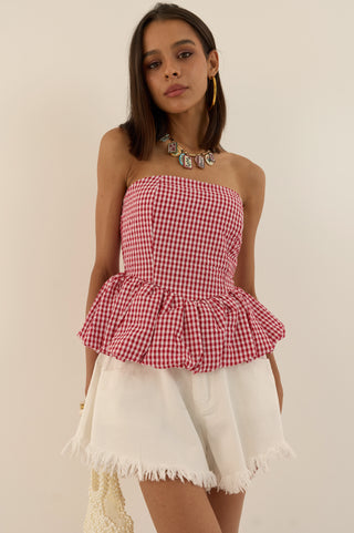 SHORTS CARAMELLA BIANCO