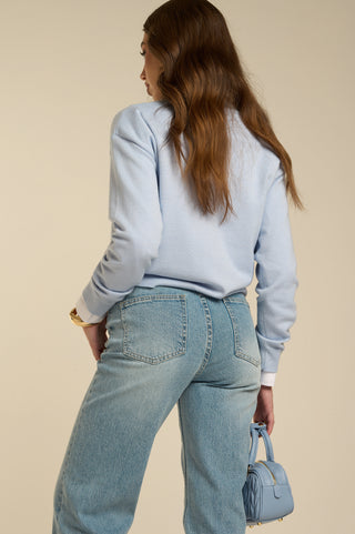 BUTTONED GOLD JEANS