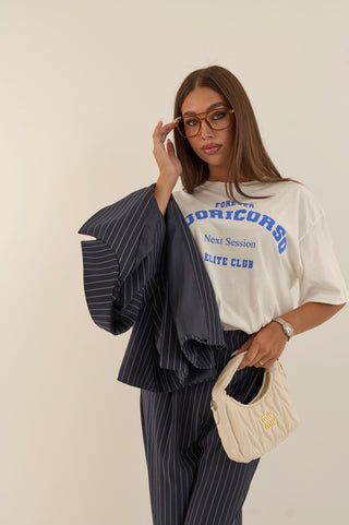 T-SHIRT FUORICORSO BLU
