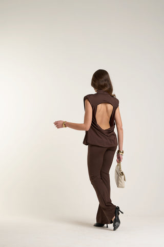 JUMPSUIT DARK CHOCOLATE