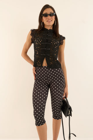 SECOND SKIN CAPRI POIS