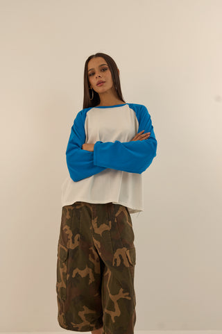 MAGLIA BASEBALL BLU