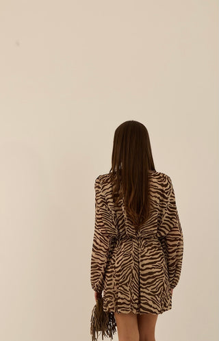 ABITO ZAIRA ZEBRA BEIGE