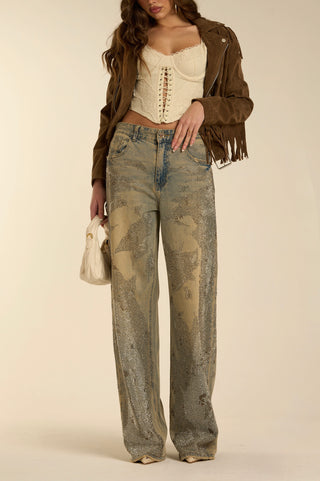 RHINESTON BRILLANT jeans