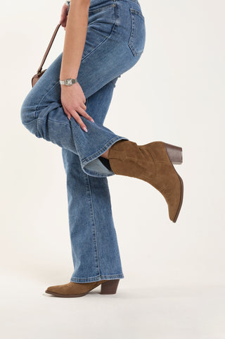 TEXANO CAMEL REAL LEATHER MINI