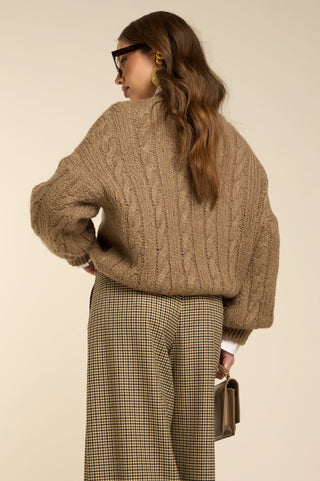 Pullover CABLE CAMEL