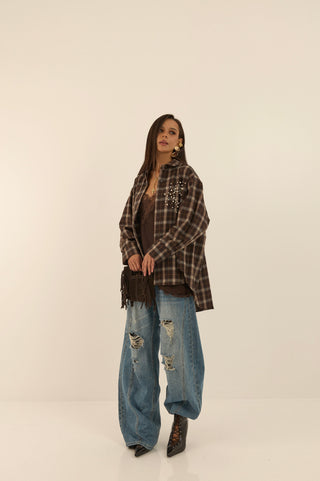 CAMICIA OVERSIZE PEARL