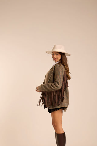 Blazer con frange STEFLEAH