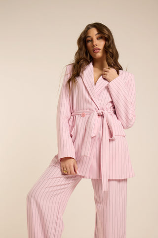 Completo gessato PINK ALEXANDRA