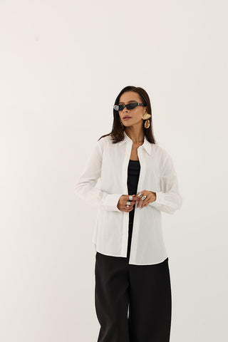 CAMICIA OVERSIZE BIANCA