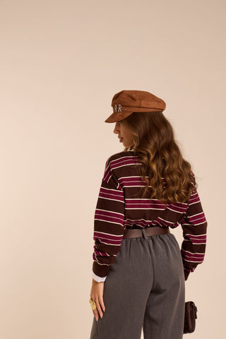 Maglioncino a righe BURDEOS