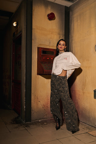 WAR PAINT DENIM JEANS