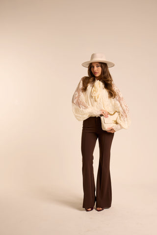 Camicia in pizzo FLORÍNA