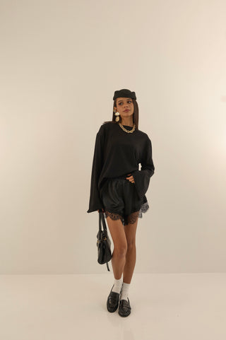 BLACK CULOTTE LINGERIE
