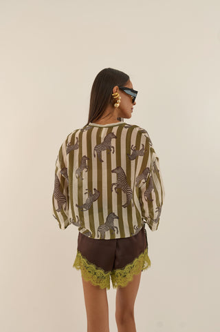 CAMICIA TUCSON ZEBRA VERDE