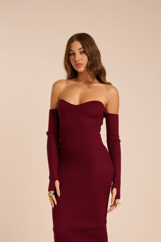 Abito lungo in maglia GINEVRA