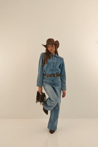 TUTA IN DENIM COWGIRL