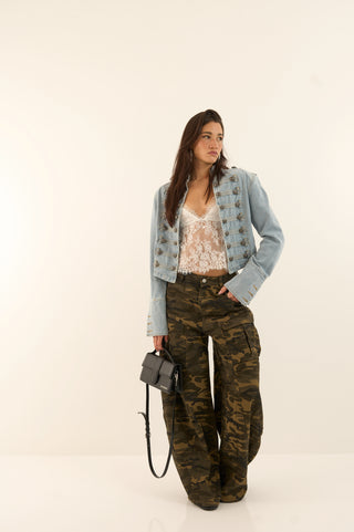 GIACCA DENIM NAPOLEONICA