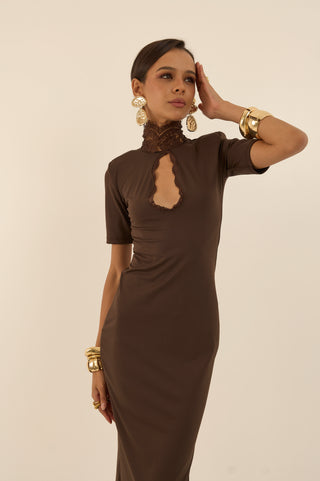 ABITO LONGUETTE DE'SIR MARRONE