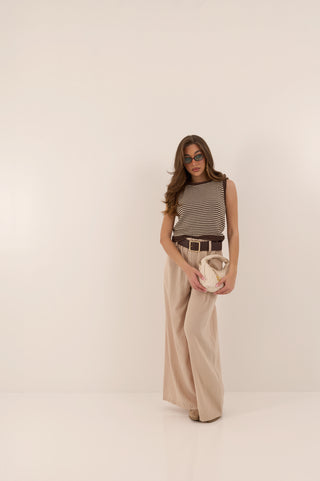 PANTALONE CON CINTURA BEIGY