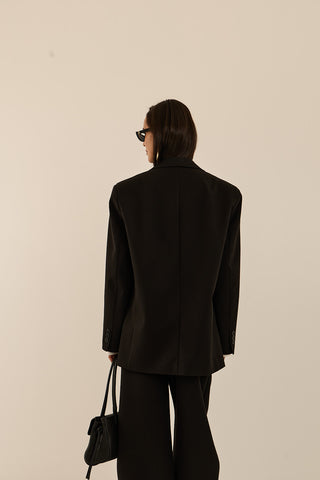BLAZER DOPPIOPETTO DYNASTY NERO