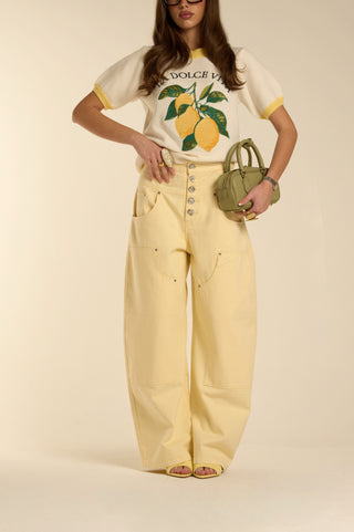 YELLOW WORK DENIM