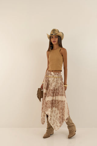GONNA MIDI PAISLEY
