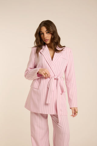 Completo gessato PINK ALEXANDRA