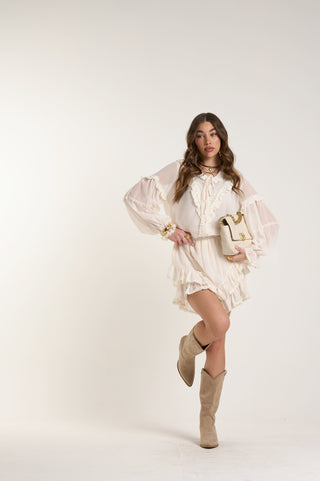 CREAM WILDFLOWER SET