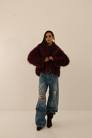 ECOPELLICCIA BORDEAUX GILDA