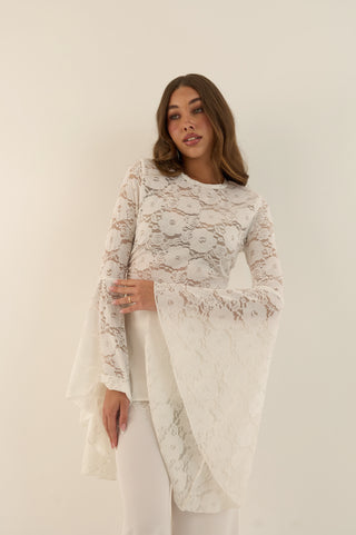 MAGLIA MANTELLA IN PIZZO