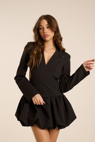 NOIR BLOOM DRESS