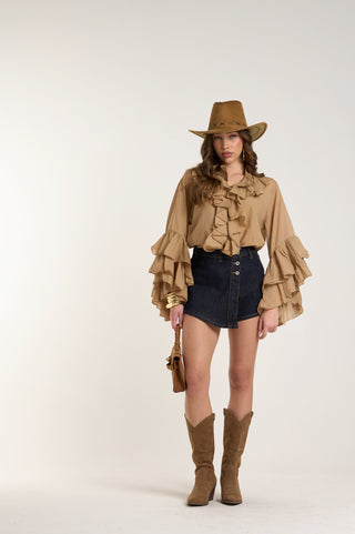 CAMICIA SAHARA BEIGE