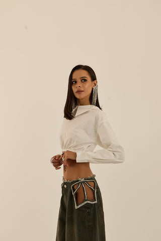 CAMICIA CON ZIP HIVORY