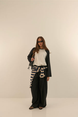PANTALONE SARTORIALE OFFICE NERO