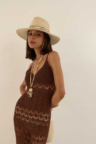 ABITO LUREX MAREA MARRONE