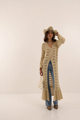 CARDIGAN CROCHET BOHEME