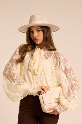 Camicia in pizzo FLORÍNA