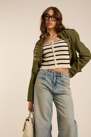 DENIM LIGHT BALLON JEANS