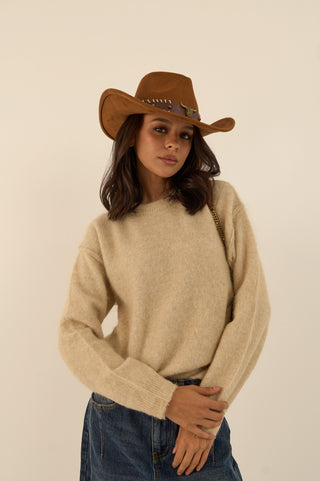 PULLOVER FLUFFY BEIGE