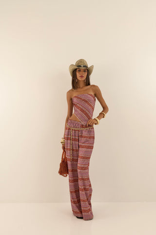 COORDINATO FOULARD TERRACOTTA