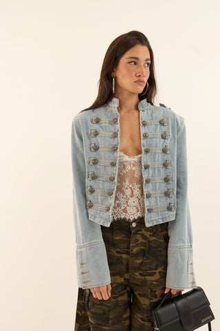 GIACCA DENIM NAPOLEONICA